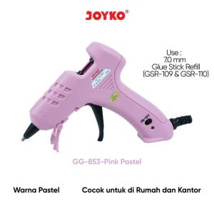 Glue Gun Lem Tembak Joyko GG-853 20 Watt Pastel Color - Pink