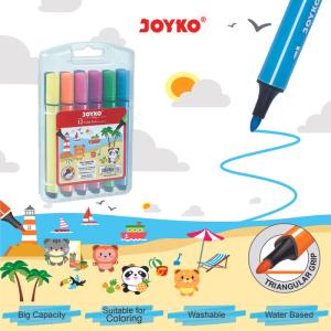 Pulpen Pena Warna Color Pen Joyko CLP-57 - CLP-57-12 Warna