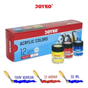 Cat Akrilik Acrylic Color Joyko ACC-10ML - 12 Warna