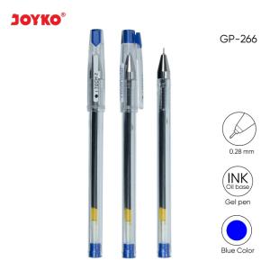 Gel Pen Pulpen Pena Joyko GP-266 iTech 2 0.28 mm - Biru