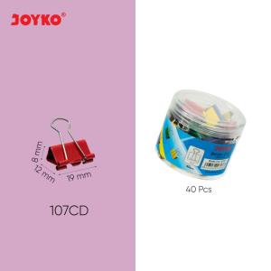 Binder Clip Klip Penjepit Kertas Joyko CD - 107CD-40Pcs