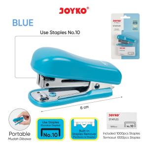 Stapler dan Staples Isi Jepretan Joyko ST-18 1 Set ( Stepler + Isi ) - Blue