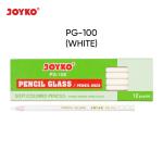 Pencil Glass Pensil Kaca Warna Joyko PG-100 1 Box 12 Pcs - White