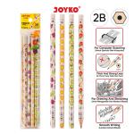 Pencil Pensil Joyko P-109 2B Fruity 1 Set 4 Pcs