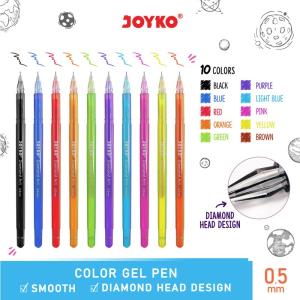 Color Gel Pen / Pulpen / Pena Joyko GPC-301~312 / Diamond Art / 0.5 mm