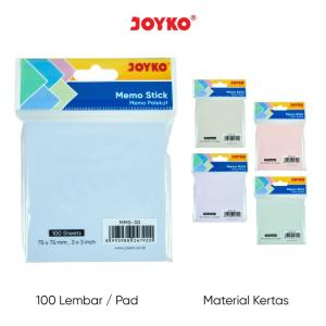 Memo Stick Sticky Note Kertas Memo Tempel Joyko MMS-30 Morandi Color