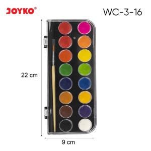 Watercolor Set Cat Air Joyko WC-3 - 16 Warna