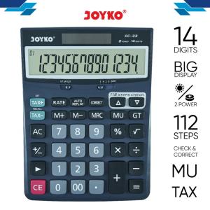 Calculator / Kalkulator Joyko CC-33 / 14 Digits / Check Correct