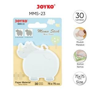 Joyko Memo Stick Animal Sticky Note Kertas Memo Tempel Motif Binatang - MMS-23