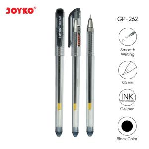 Gel Pen / Pulpen / Pena Joyko GP-262 / Skill Gel/ 0.5 mm - Hitam