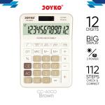 Calculator Kalkulator Joyko CC-60CO 12 Digits Check Correct - Brown