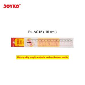 Joyko Acrylic Ruler Penggaris Akrilik - RL-AC-15