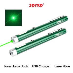 Green Laser Pointer Senter Hijau Penunjuk Joyko LPR-106 Rechargeable