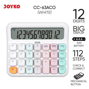 Calculator Kalkulator Joyko CC-63ACO 12 Digits Check & Correct - White