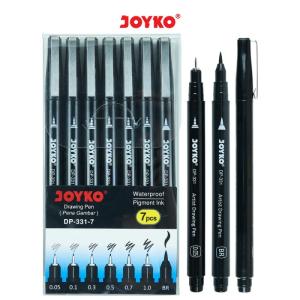 Drawing Pen Pena Gambar Joyko DP-331-7 1 Set 7 Pcs