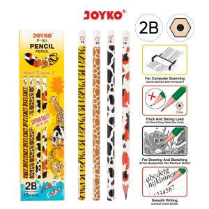 Pencil / Pensil Joyko P-101 / 2B / Animal Kingdom 2 / 1 BOX 12 PCS