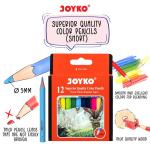 Color Pencils Pensil Warna Joyko CP-102 12 Warna