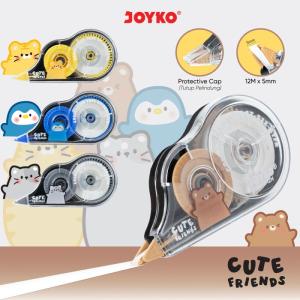 Pita Koreksi Correction Tape Joyko CT-522 Cute Friends