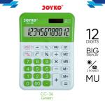 Calculator / Kalkulator Joyko CC-36 / 12 Digits / Check Correct - Hijau