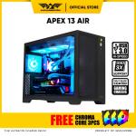 Casing Gaming Armaggeddon Tessaraxx Apex 13 Air E-ATX Excelent Airflow - BLACK