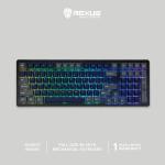 Rexus Keyboard Gaming Mechanical Daxa M100X Ultimate - Gtrn Pro Yellow