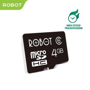 ROBOT 4GB Memory Card Micro SD Class 10 Speed with Package