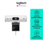 Logitech Brio 500 Webcam Full HD HDR dan Noise Cancelling - Off White