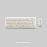 Rexus Keyboard Mouse Wireless KM10 Combo - Liliy Green