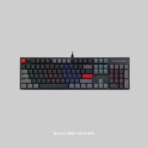 Rexus Keyboard Gaming Heroic KX5 - Black Grey, Brown