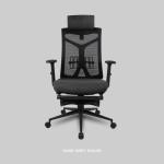 Rexus Ergonomic Office Chair Kursi Kantor NC-1 / NC1 Max - Dark Grey