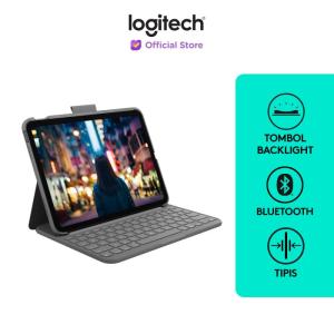 Logitech Slim Folio Keyboard Case Wireless Bluetooth for iPad 10th Gen