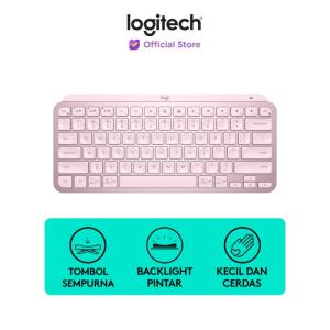 Logitech MX Keys Mini Keyboard Wireless Bluetooth Backlit - Rose