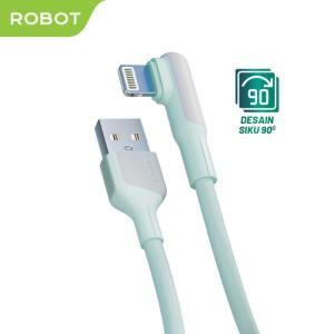 ROBOT Kabel Data RWM/RWL/RWC100 Type C Micro USB Lighting 1M Original - LIGHTNING