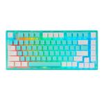 Rexus Keyboard Gaming Mechanical Daxa M84X Ultimate - Mint, Yellow Switch