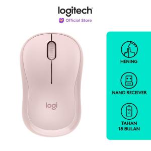 Logitech M220 Mouse Wireless Silent Click - Rose