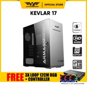 Armaggeddon Casing PC Gaming Kevlar 17 - Full ATX Gaming Chassis