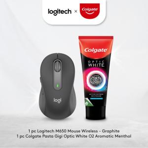 Logitech X Colgate Exclusive Bundle - M650 Mouse Wireless Graphite