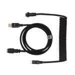 Rexus Coiled Kabel Daxa DX-CC1/ CC1 USB Type C for Mechanical Keyboard - Hitam