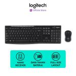 Logitech MK270r Combo Keyboard dan Mouse Wireless Multimedia Keys