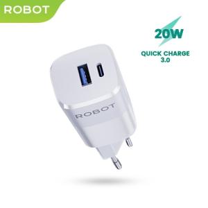 ROBOT Charger RT-F7 Dual Output Port 3A 20Watt Original Garansi 1 Tahun