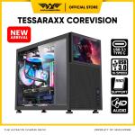 Casing Gaming Armaggeddon Tessaraxx Corevision M-ATX Gaming PC Case - BLACK