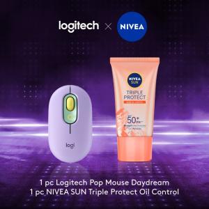 Logitech X NIVEA Exclusive Bundle - POP Mouse Daydream