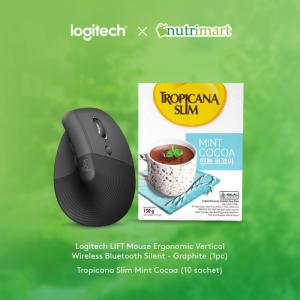 Logitech X Nutrimart Exclusive Bundle - LIFT Mouse Ergonomic Vertical