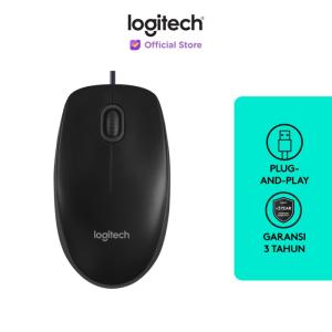 Logitech B100 Mouse Kabel USB Optical