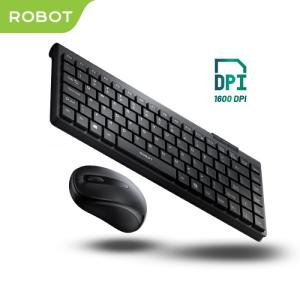 ROBOT Portable Mini Wireless Set Combo Keyboard and Mouse KM3500