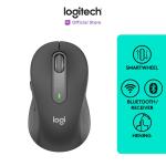 Logitech Signature M650 L Mouse Wireless Bluetooth Silent Full Size - Graphite