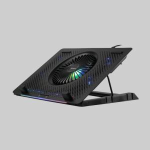 Rexus Cooling Pad / Coolingpad Breeze B150 5 Fan With RGB - Hitam