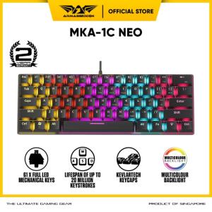 Keyboard Gaming Mechanical Armaggeddon MKA 1C NEO Psychswift 60% - Black, Brown (Tactile