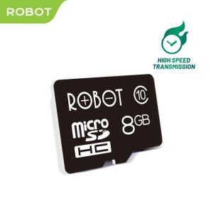 ROBOT 8GB Memory Card Micro SD Class 10 Speed with Package