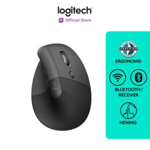 Logitech LIFT Mouse Ergonomic Vertical Wireless Bluetooth Silent - Graphite